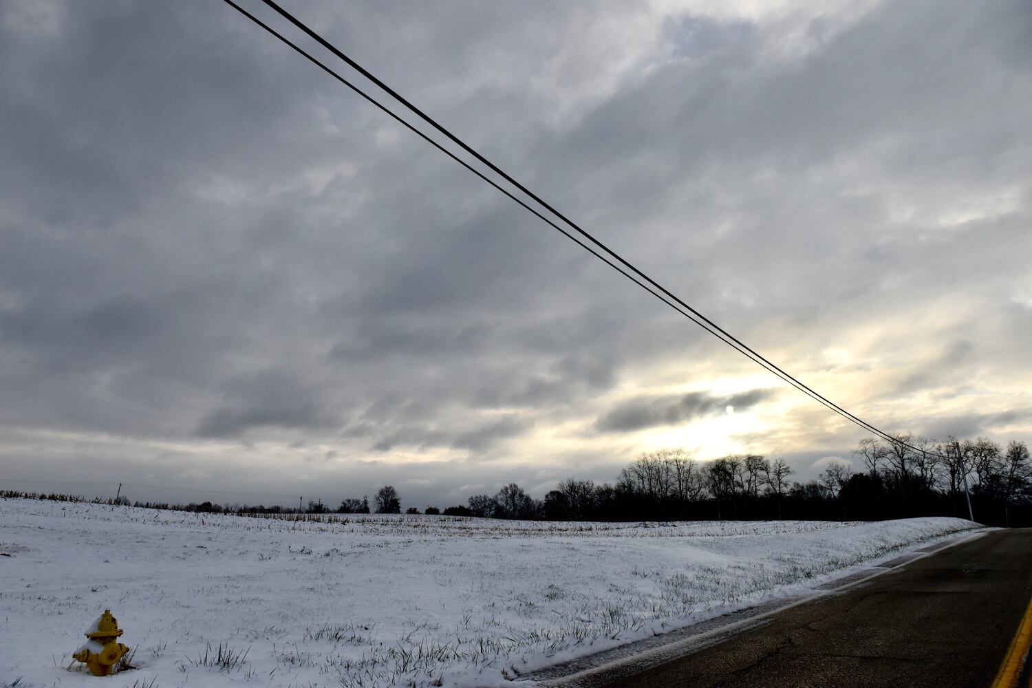 PHOTOS Butler County's first snowfall of the season