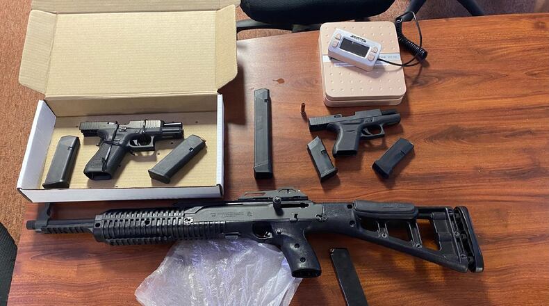 Drugs and guns were seized during a search warrant in Middletown. The drugs are valued at about $750.000, according to police. SUBMITTED PHOTO
