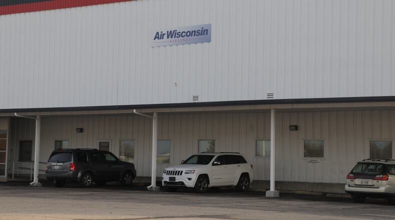 Air Wisconsin hub at Dayton International Airport. BILL LACKEY/STAFF