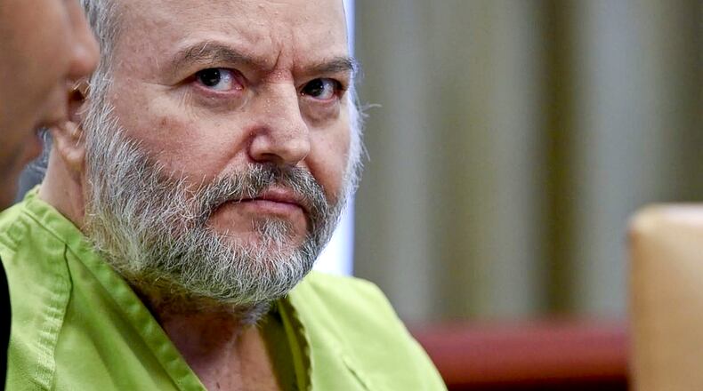 Daniel French was sentenced by Butler County Common Pleas Judge Charles Pater Monday, Nov. 16 to life in prison without the possibility of parole plus 11 years for lesser charges for the killing of Barbara Howe of Monroe. NICK GRAHAM/STAFF