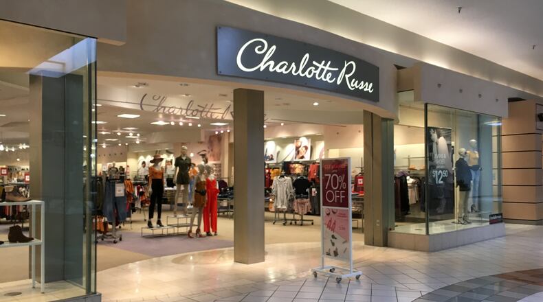 Charlotte Russe at the Dayton Mall will close. STAFF PHOTO / HOLLY SHIVELY