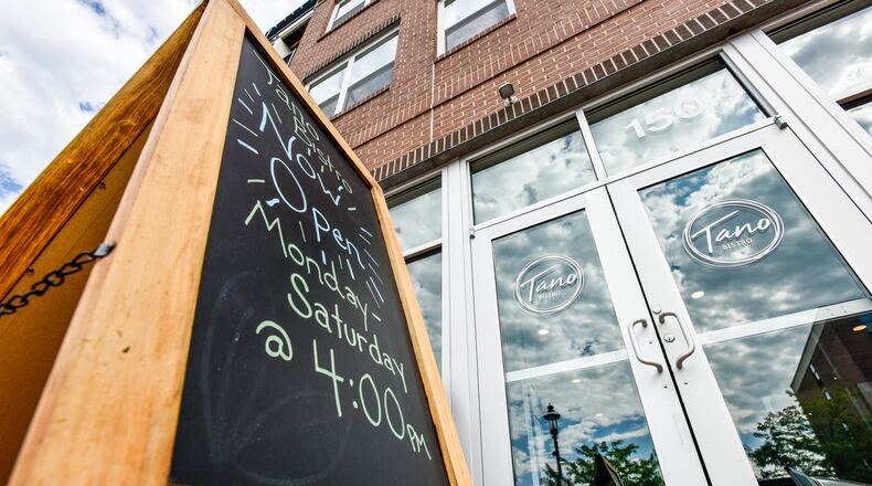 Tano Bistro is located at 150 Riverfront Plaza on the corner of Dayton Street and Riverfront Plaza in the first floor of The Marcum. NICK GRAHAM/STAFF