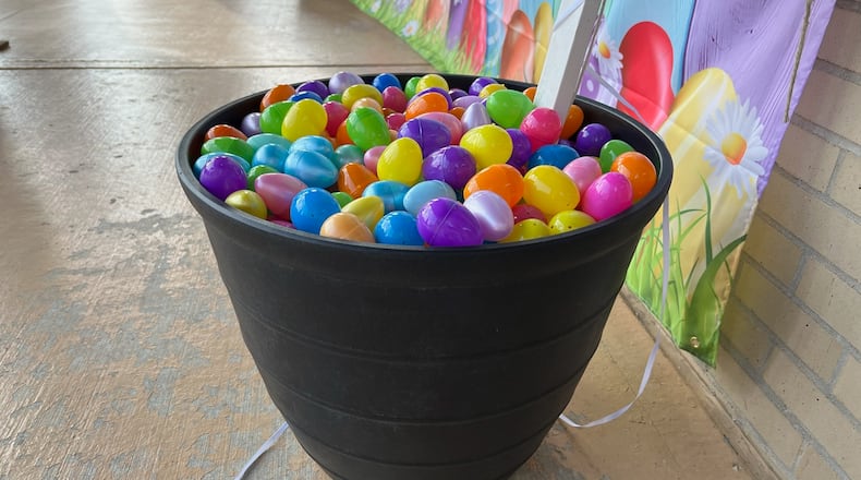 Check out the event calendar for this Saturday's Easter Egg hunts in Butler and Warren counties. AMY BURZYNSKI/STAFF