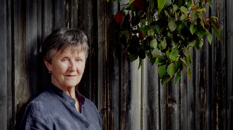 This photo provided by Orion Books shows Australian writer Helen Garner, winner of the 2025 Baillie Prize for Nonfiction in Melbourne, Aus. (Darren James Photography/Orion Books via AP)