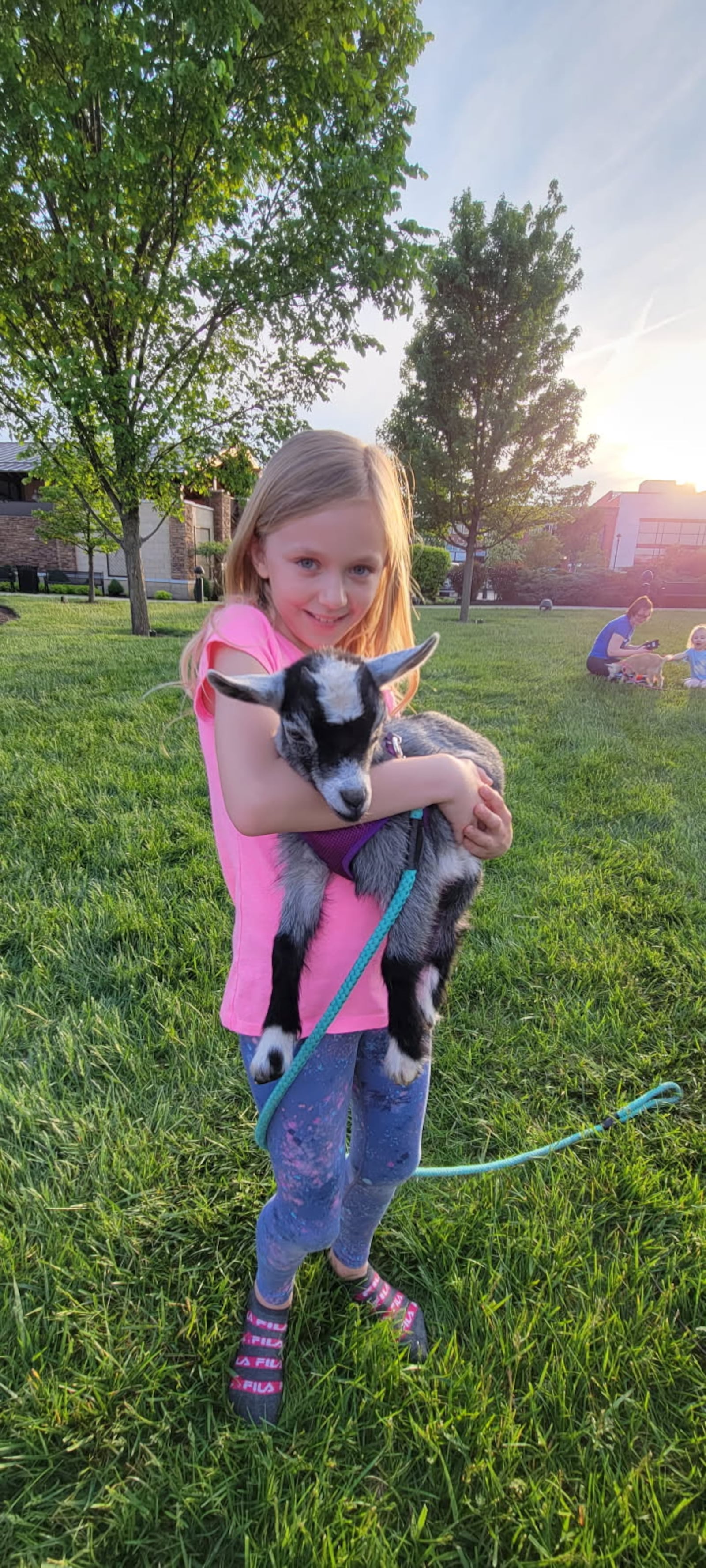 GoatCountry LLC is bringing goat yoga to The Greene and Austin Landing this summer - CONTRIBUTED
