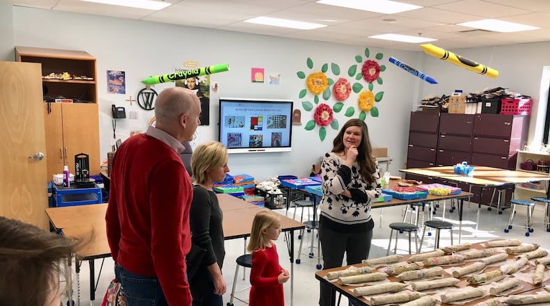 Mother Teresa Catholic Elementary (MTCE) recently welcomed dozens of new area families during an open house while proudly showing off a new 22,000-square-foot wing of classrooms.