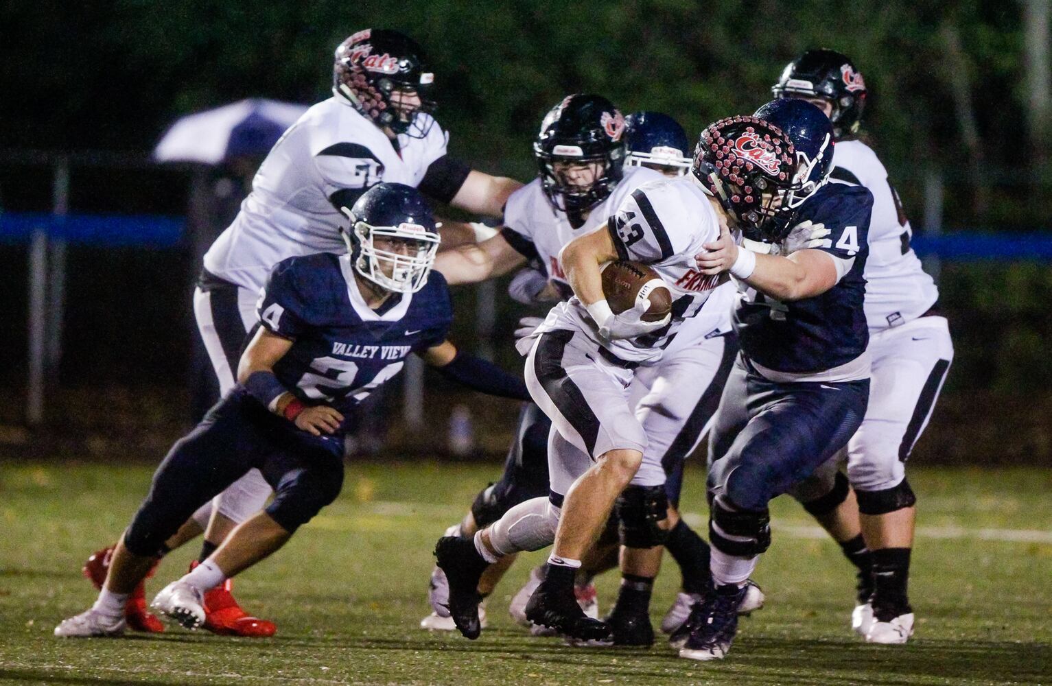 Franklin football beats Valley View Friday, Oct. 11