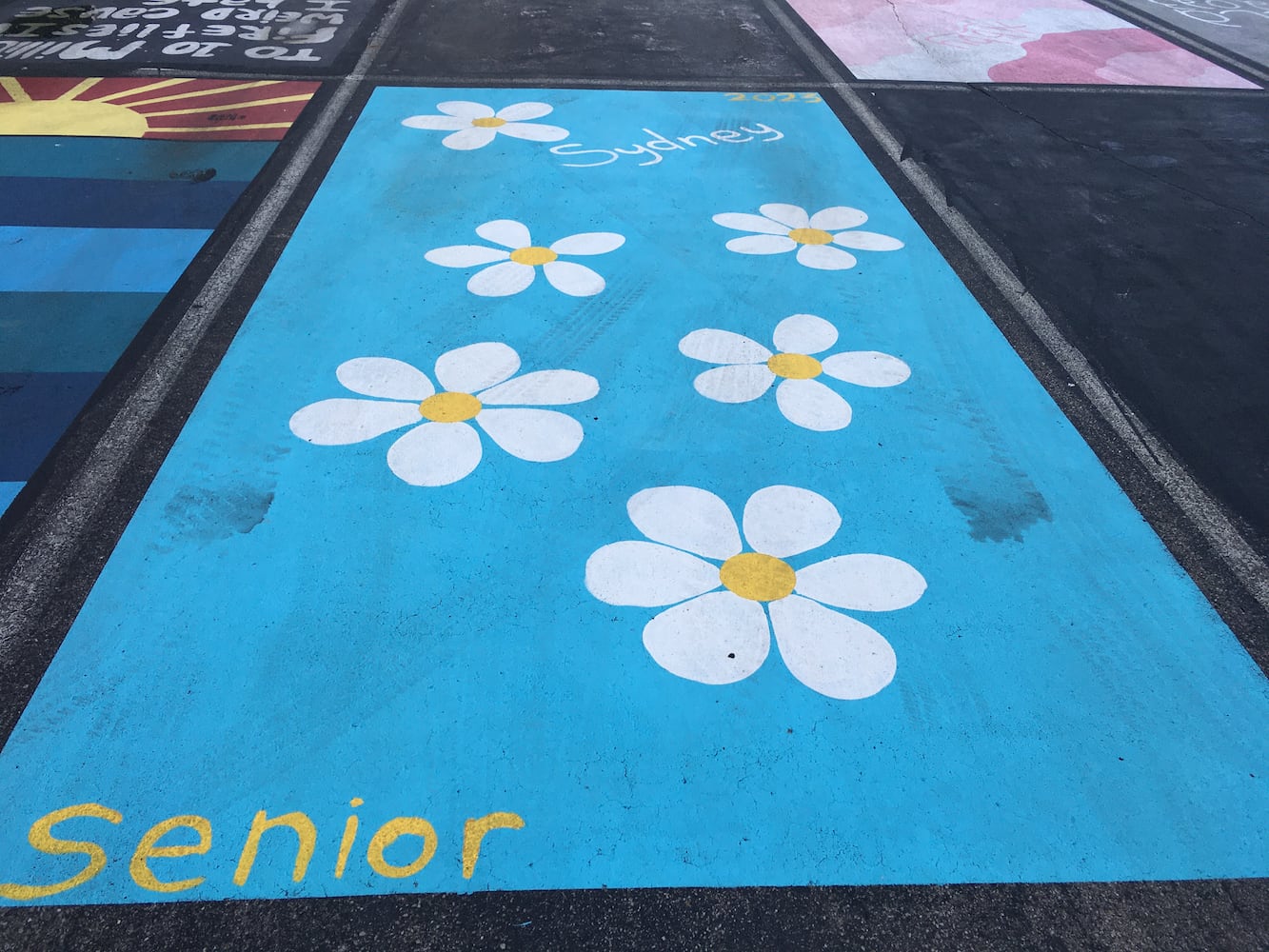Ross senior parking lot spaces