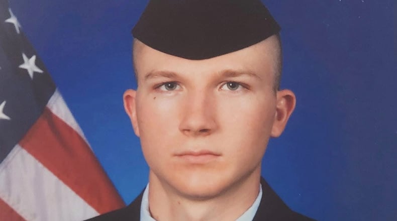 This image provided by the Ohio National Guard shows Capt. Curtis J. Angst. (Ohio National Guard via AP)