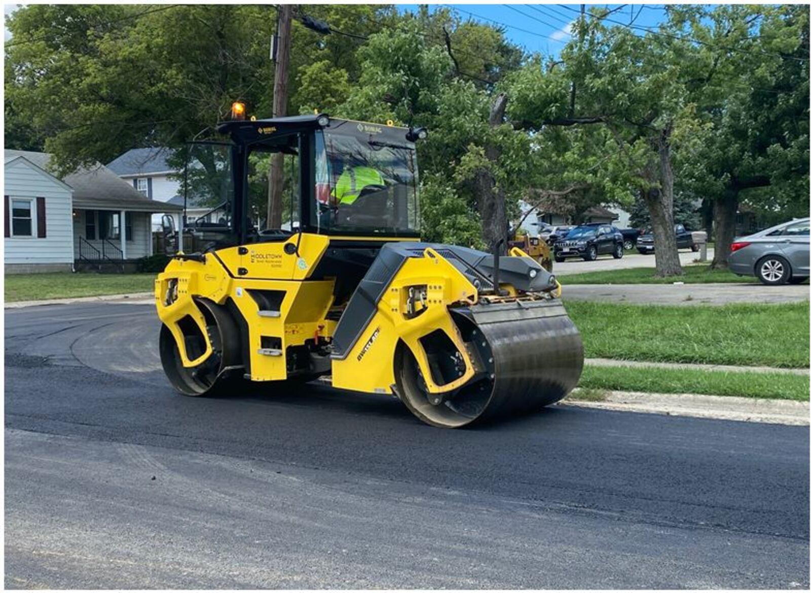 A Middletown street crew work on paving a local street. Voters will consider a 10-year, 0.25% increase in the city income tax for a bond issue to do more than $31 million in street improvements to be done in 2021 and 2022. CONTRIBUTED/CITY OF MIDDLETOWN