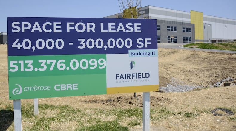 Ambrose Property Group is nearing completion of its first two of potentially five new buildings in the Fairfield Commerce Park business park on Seward Road in Fairfield. The light industrial and manufacturing business park is being developed on 137 acres of mostly undeveloped land and designed to attract 600 to 1,000 new jobs to the city. The city hopes to capitalize on more development projects through a proposed Transformative Economic Development (TED) Fund. In all, the fund would provide a critical, strategic framework for future growth and redevelopment resources to ensure a high quality of life can be sustained for years to come with a focus on job creation, business recruitment and retention, identify and capitalize on strategic properties, and remove blight. MICHAEL D. PITMAN/STAFF