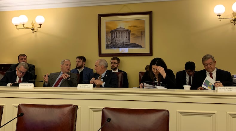 The Ohio Redistricting Commission met briefly Monday morning before recessing. Their court-ordered deadline to pass Statehouse maps for a fourth time is tonight at 11:59 p.m.