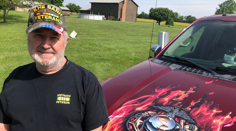 Kenny Baldwin, 72, a Vietnam veteran and AK Steel retiree, is serving as grand marshal of Middletown's Memorial Day Parade Monday. RICK McCRABB/STAFF