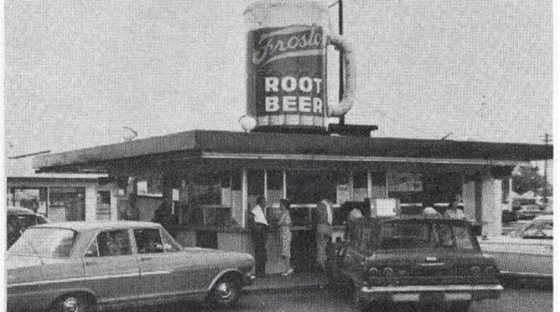 Frostop Root Beer, which got its start in Springfield in 1926 and is how headquartered in Columbus, has signed a deal with Speedway stores to sell its sodas in 75 Speedway convenience stores in the Dayton-Columbus area. In their heyday in the 1950s and '60s, there were 350 Frostop drive-ins such as this one throughout the country.