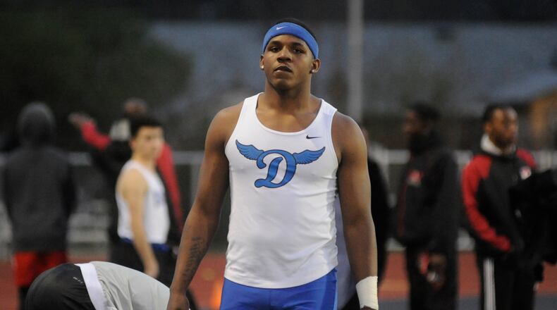 Dayton Dunbar running back Tavion Thomas is a highly coveted football recruit.