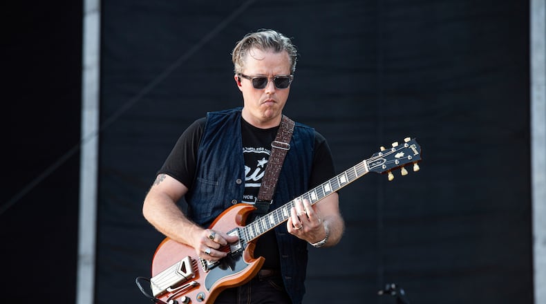 FILE: Jason Isbell performs at the Railbird Music Festival on Sunday, Aug. 29, 2021, in Lexington, Ky. (Photo by Amy Harris/Invision/AP)