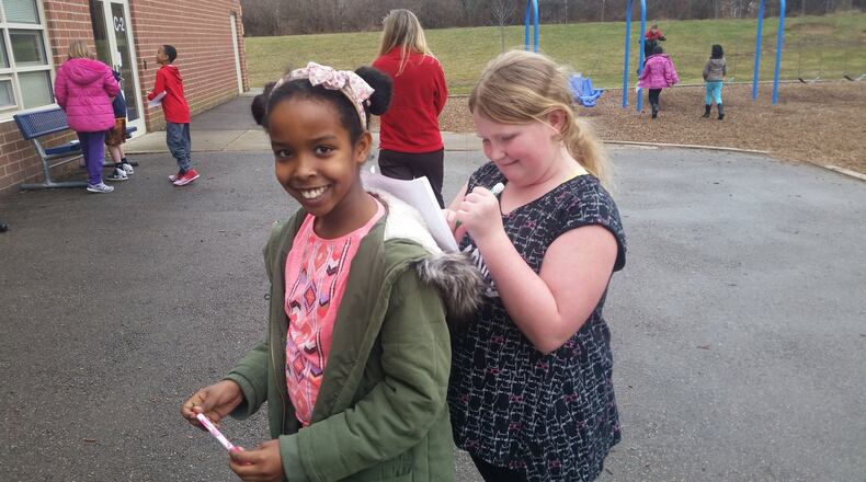 Kings Local School District elementary school students recently spent time building connections with one another through a series of activities designed to promote kindness and end bullying, like human bingo and “we have things in common” scavenger hunt. CONTRIBUTED