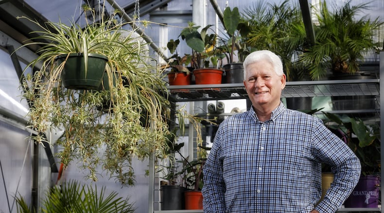 Steve Timmer is the former executive director of Hamilton Parks Conservancy and has stayed on as a project manager. Mayor Pat Moeller on Wednesday, April 27, 2022, presented him with a key to the city, and the conservancy board announced a park project he's been working to develop on Gordon Smith Boulevard will be named for him. NICK GRAHAM/FILE