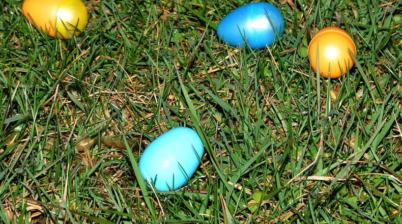 Easter egg hunts are planned throughout the SW Ohio region. FILE