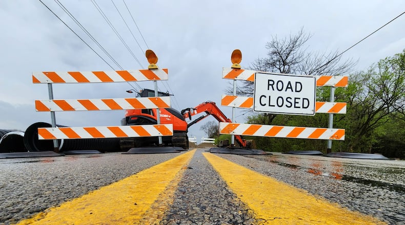 Butler County Engineer Greg Wilkens has been trying for years to get limitations for in-house work like this culvert project on Law Road, increased. The new state transportation bill increased force account thresholds significantly.