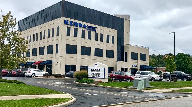Kemba Credit Union’s corporate headquarters sits at the corner of Union Centre Boulevard and Chappell Crossing Boulevard in West Chester Twp.