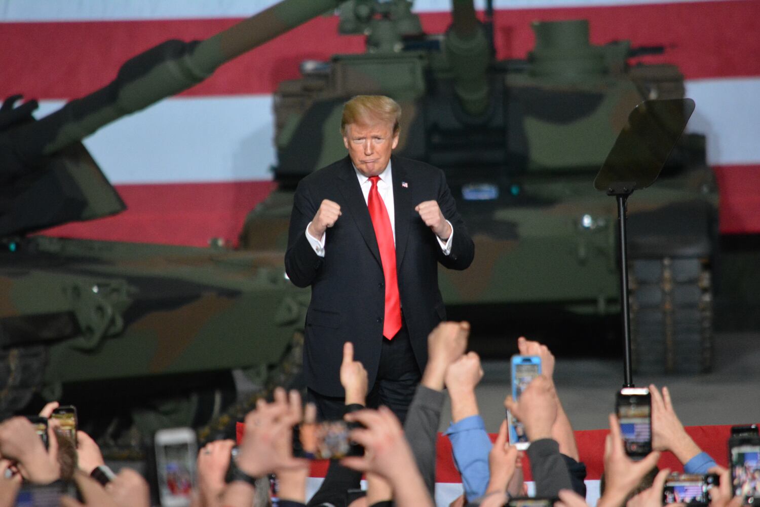 PHOTOS President Trump's past visits to the region.