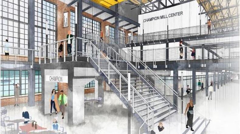 A rendering of what the Spooky Nook Sports Champion Mill indoor sports complex and convention center will look like. PROVIDED