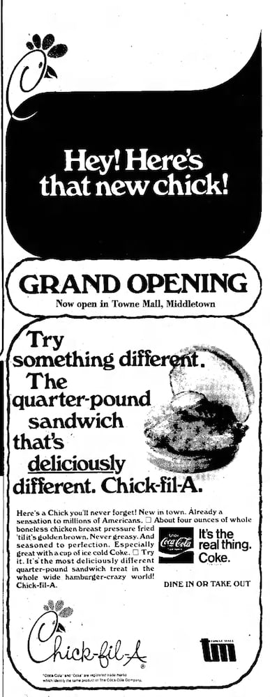 Towne Mall 1977 grand opening