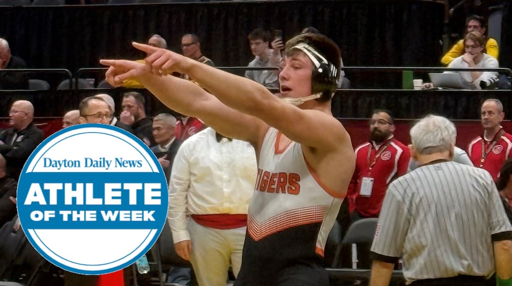 Versailles freshman Ben Kaiser won the voting to be the Dayton Daily News for accomplishments taking place between March 3-9. CONTRIBUTED