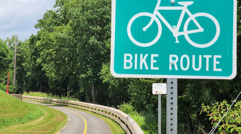 Phase 2 of the Hamilton Beltline Recreation Trail opened earlier this month. Phase 3 is underway, and the Hamilton Parks Conservancy District is seeking funding for Phase 4. NICK GRAHAM/STAFF