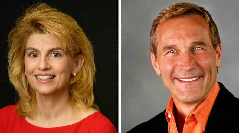 52nd Ohio House District candidates are retired Air Force Lt. Col. Jennifer Gross, left, and West Chester Twp. Trustee Mark Welch.