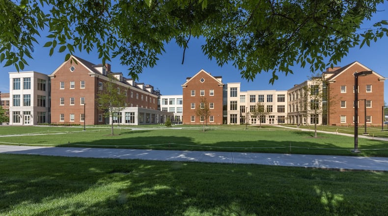 A new $96 million dollar health facility on the Miami University Oxford campus will soon open its doors offering expanded healthcare and new classrooms for training future medical workers. Though the official ribbon cutting ceremony for the just-constructed Clinical Health Sciences and Wellness Facility won’t take place until the fall semester, Tuesday will mark the first day of access for students and Miami staffers. Miami University’s Employee Health Center and Student Health Services are now moving to the facility, which is operated by TriHealth, said Miami officials. (Provided Photo\Journal-News)