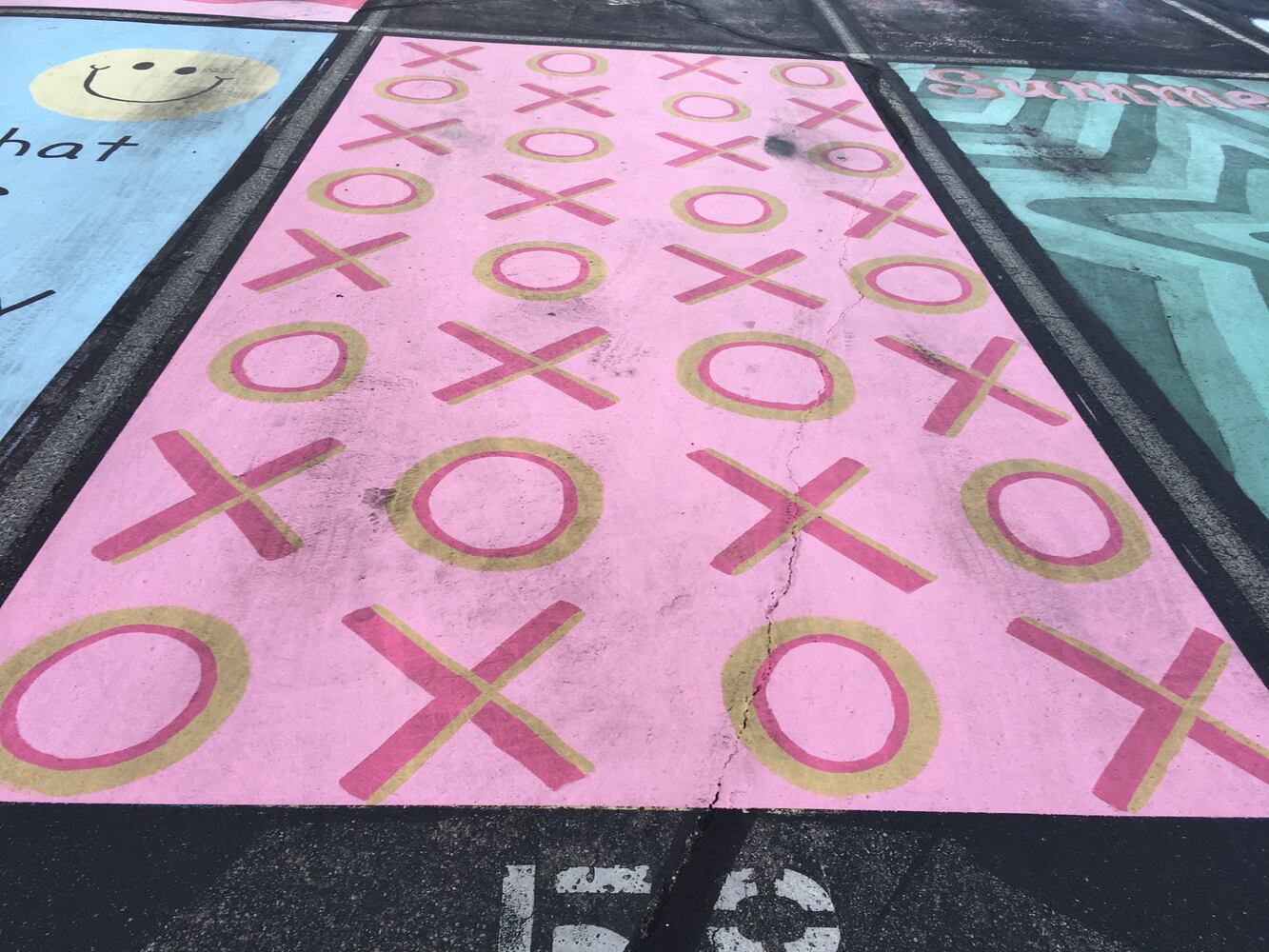 Ross senior parking lot spaces
