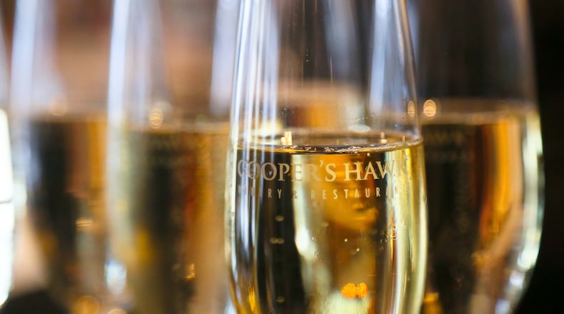 File: Wine at Cooper's Hawk Winery & Restaurant in Liberty Twp. GREG LYNCH / STAFF