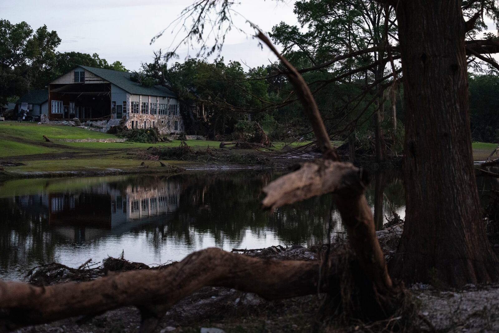 Camp Mystic seen Monday, July 7, 2025, in Hunt, Texas. (AP Photo/Eli Hartman)