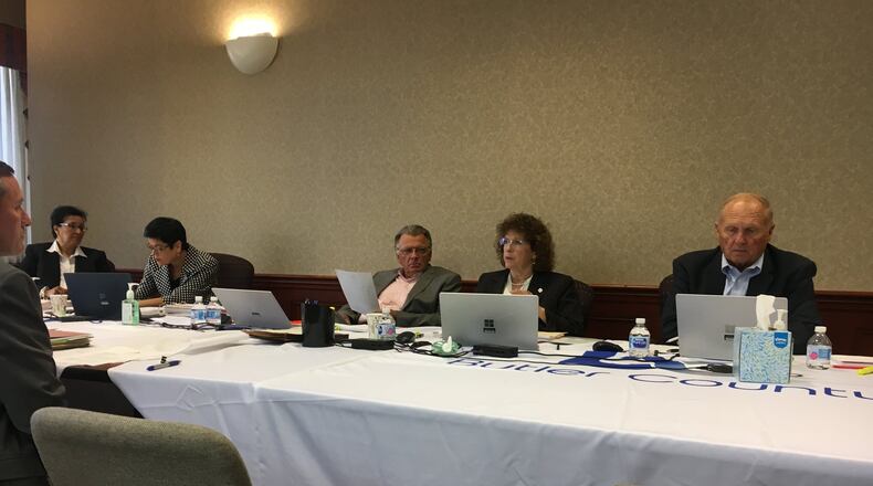Butler County commissioners T.C. Rogers, Cindy Carpenter and Don Dixon meet with other elected officials and department heads as they craft the 2020 budget.