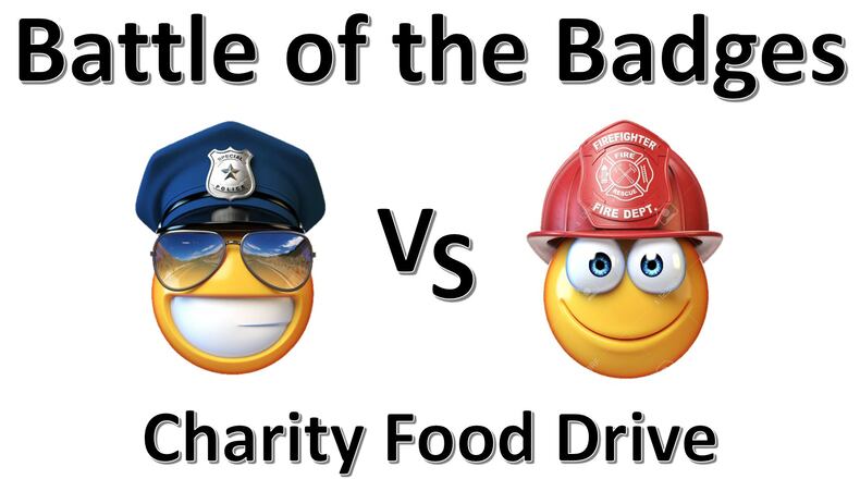 The city’s annual food drive collection will have a little more at stake. The Fairfield police and fire departments are competing to see who can raise more food for the Fairfield Food Pantry. A car or truck wash is on the line. PROVIDED/CITY OF FAIRFIELD