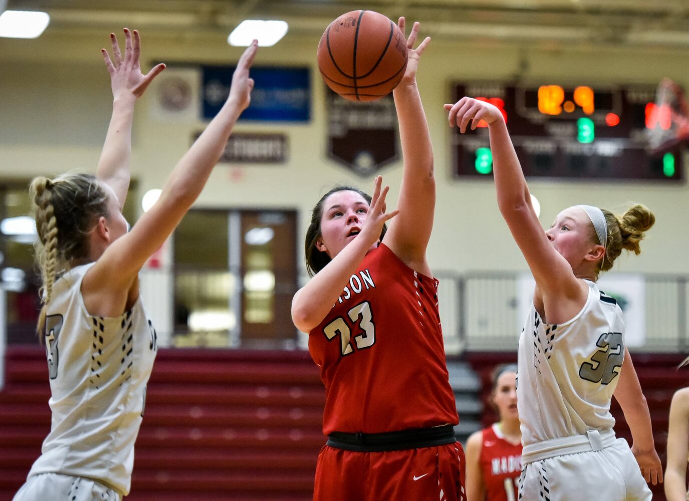Madison vs Valley View girls sectional basketball