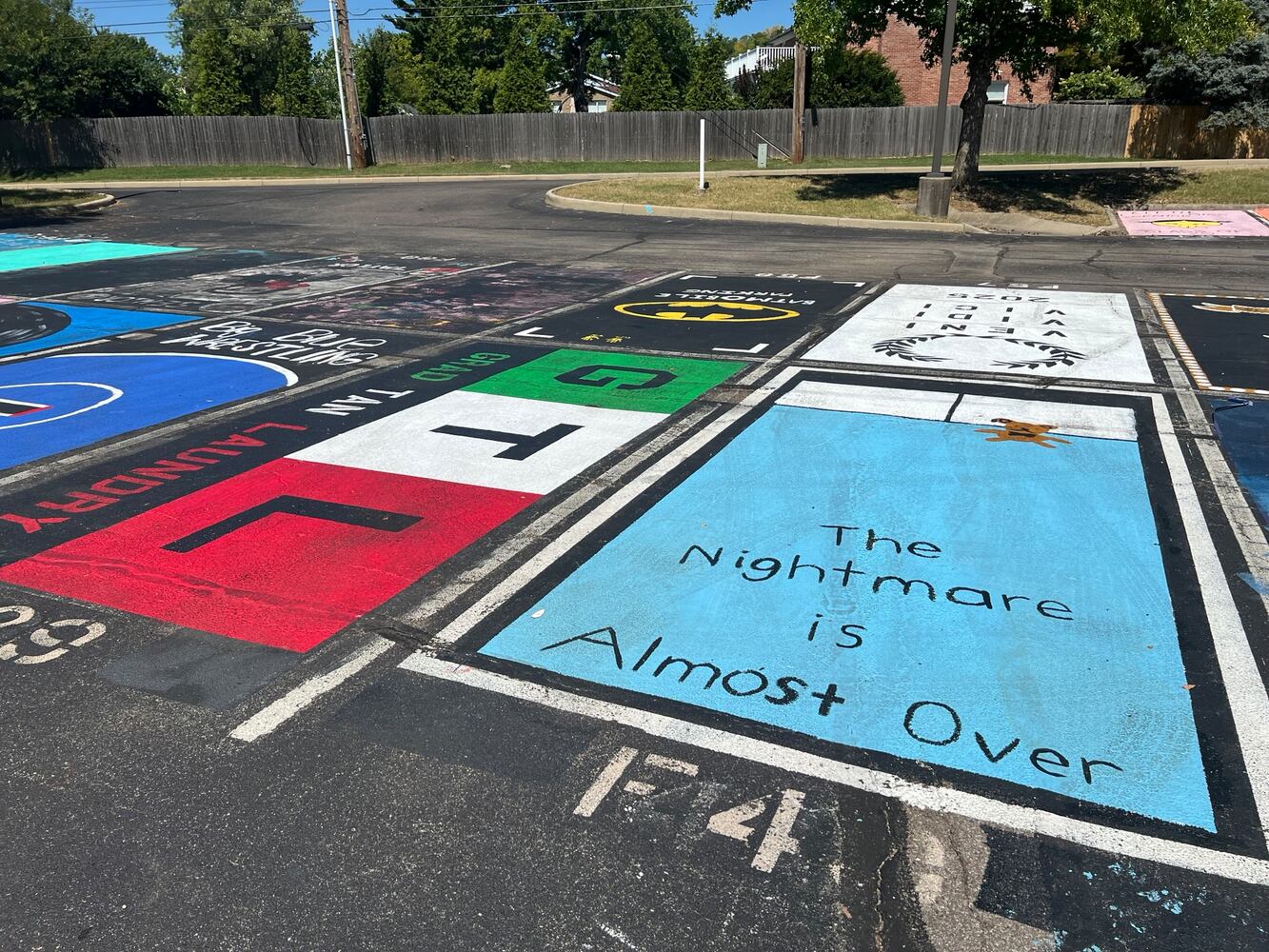 Hamilton high school senior parking lot spaces 2024