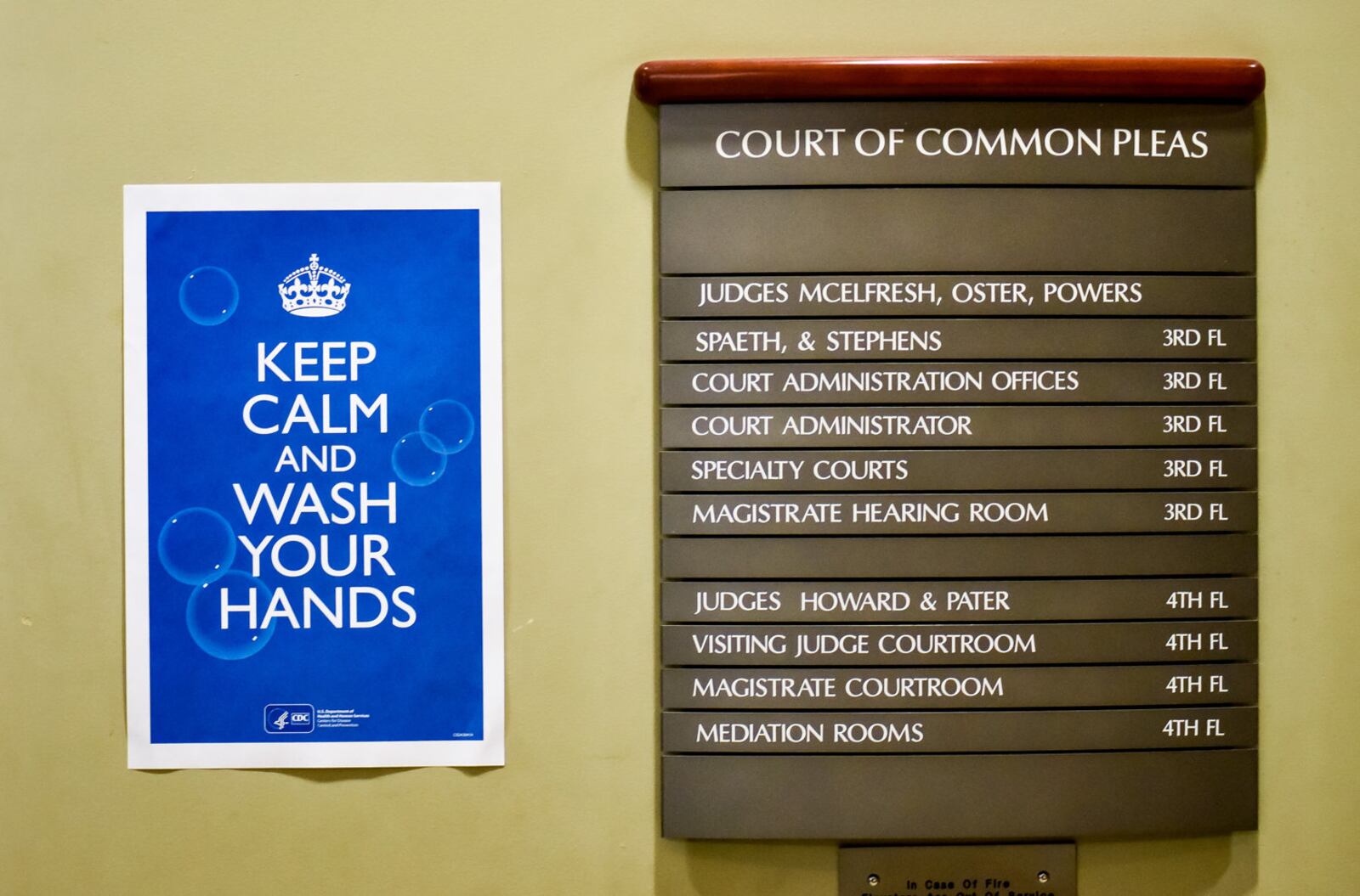 Butler County Common Pleas Court cut the requisite 4.14% from the 2020 budget and also sliced 3.33% for next year per the county commissioners' directive. NICK GRAHAM / STAFF
