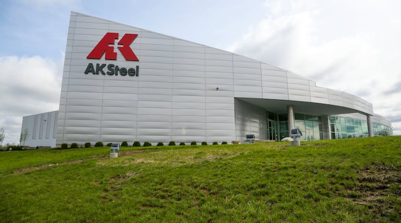 A grand opening ceremony was held Friday, April 7, for the new AK Steel Research and Innovation Center in Middletown. GREG LYNCH / STAFF