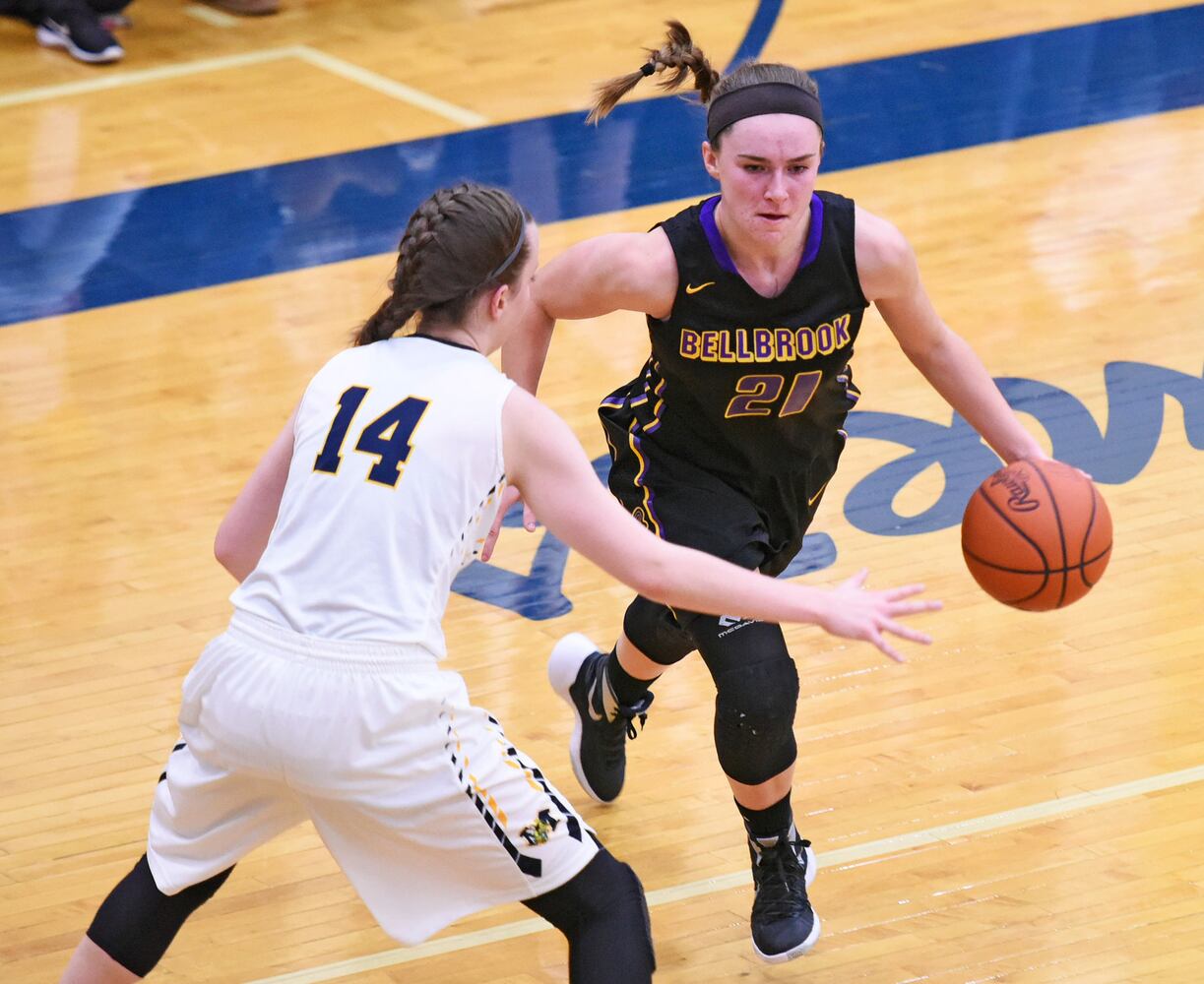 Monroe vs Bellbrook Girls Basketball
