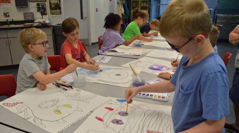 Kids, ages 5 to 18, will learn new art techniques and explore media in fun ways at the Fitton Center s summer day camps. CONTRIBUTED