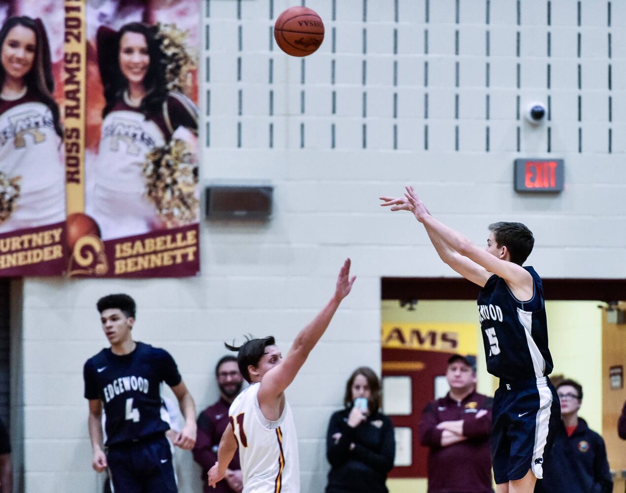 Ross vs Edgewood basketball