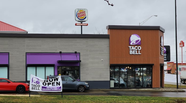 Taco Bell, 1295 Hamilton Lebanon Road, Monroe, has opened after the former Gold Star Chili location was remodeled. NICK GRAHAM/STAFF