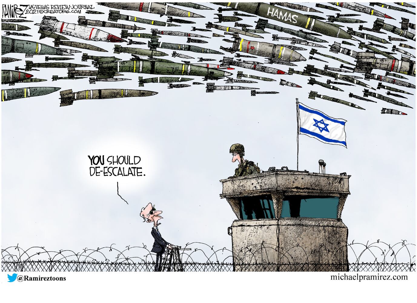 Week in cartoons: Masks off, Middle East violence and more