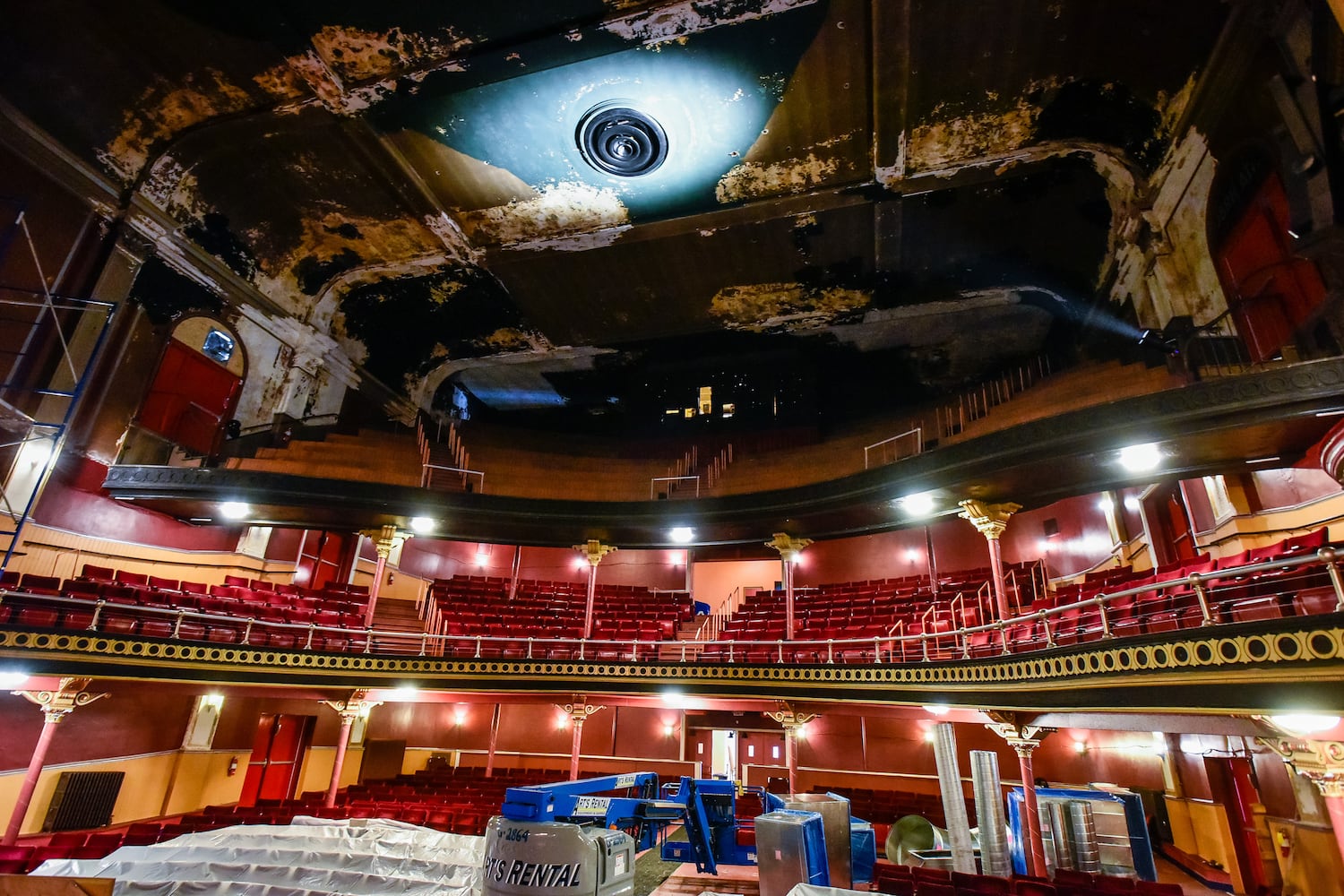 Restoration efforts continue at Sorg Opera House