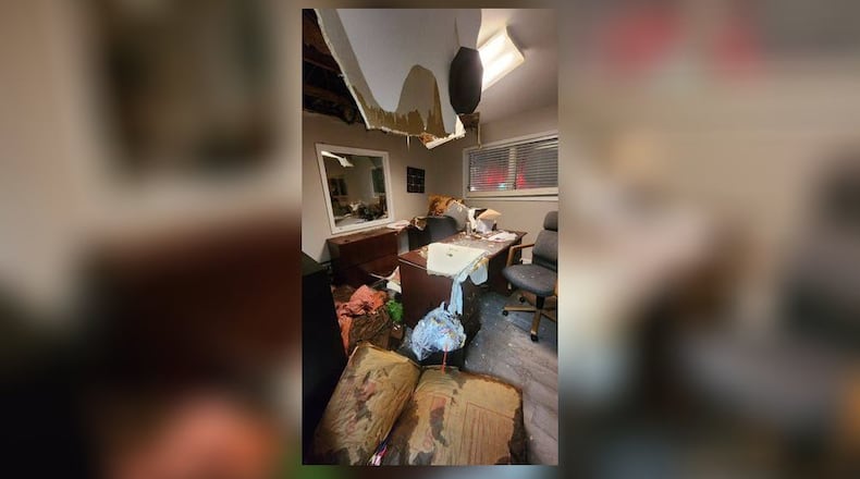 The Dream Center, 834 Yankee Road, Middletown, suffered major damage when a water pipe busted on Christmas night. Deborah Patterson, executive director, said the damage is covered by insurance and she hopes to make the necessary repairs to reopen the soup kitchen. CONTRIBUTED