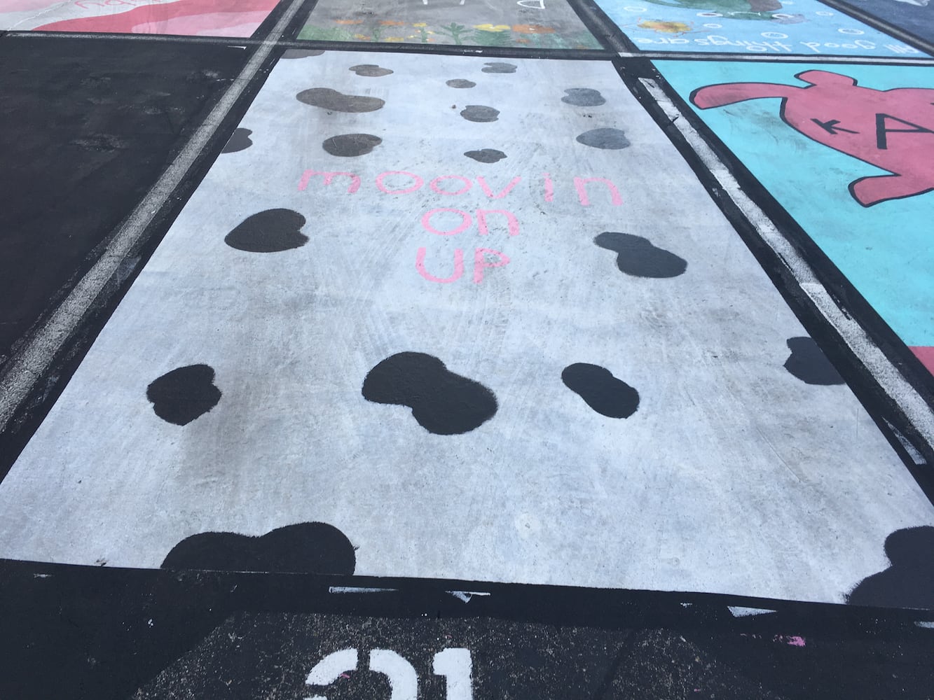 Ross senior parking lot spaces