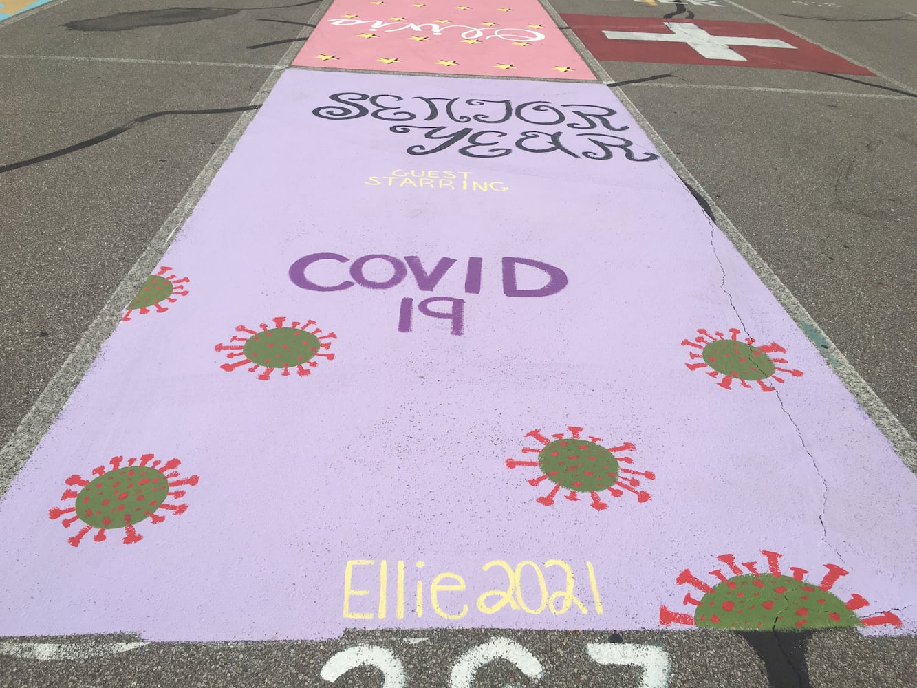 Lakota West High School parking lot spaces
